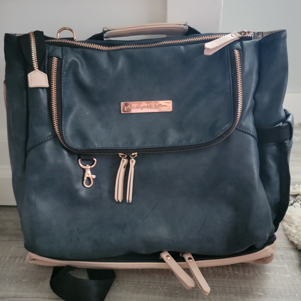 Petunia Pickle Bottom Pivot Diaper Backpack-Indigo Blush
